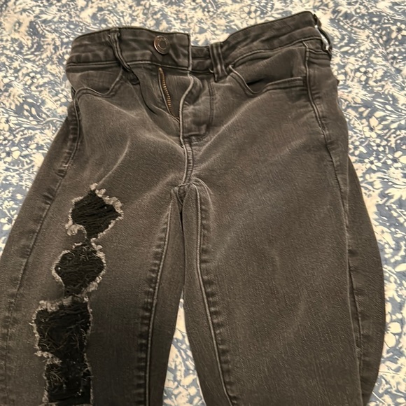 American eagle size 2 black next level stretch jeans - Picture 1 of 5